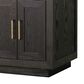 Lexora Home Abbey 60" Double Bathroom Vanity in Brown Oak with 2 cm White Cultured Marble Top and Rectangular Sinks, , large