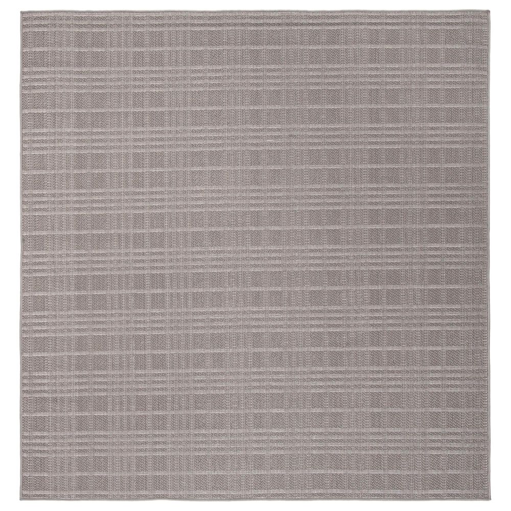 Safavieh Bermuda 6"7" Square Grey Indoor/Outdoor Area Performance Rug, , large
