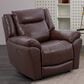 Oxford Furniture Manual Glider Recliner in Madrid Pecan, , large
