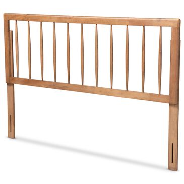 Baxton Studio Valin King Headboard in Ash Walnut, , large