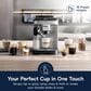 DeLonghi Magnifica Evo Next 61 Oz Espresso Machine in Silver Black, , large