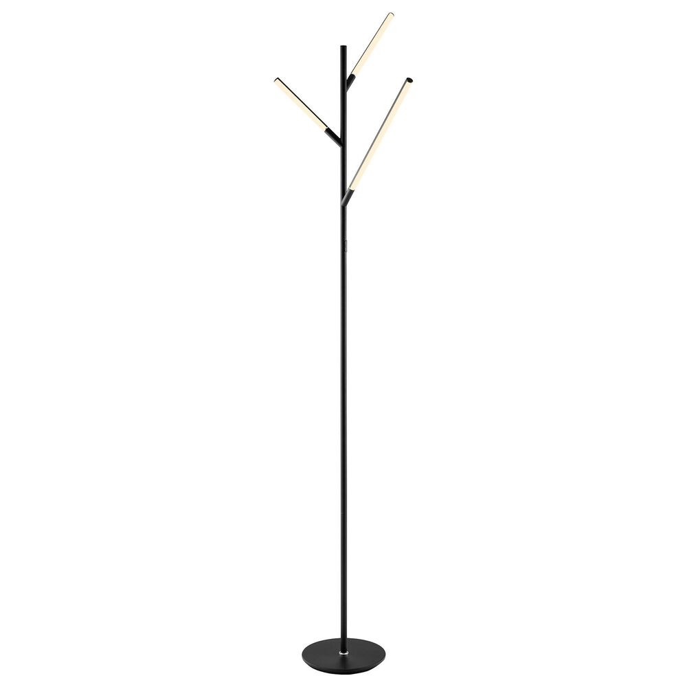 Lite Source Lorant 3-Lite LED Floor Lamp in Black, , large