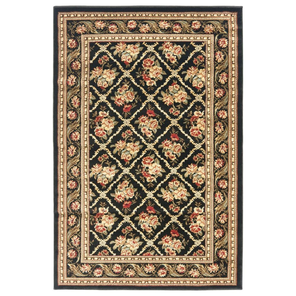 Safavieh Lyndhurst 3"3" x 5"3" Black Area Rug, , large