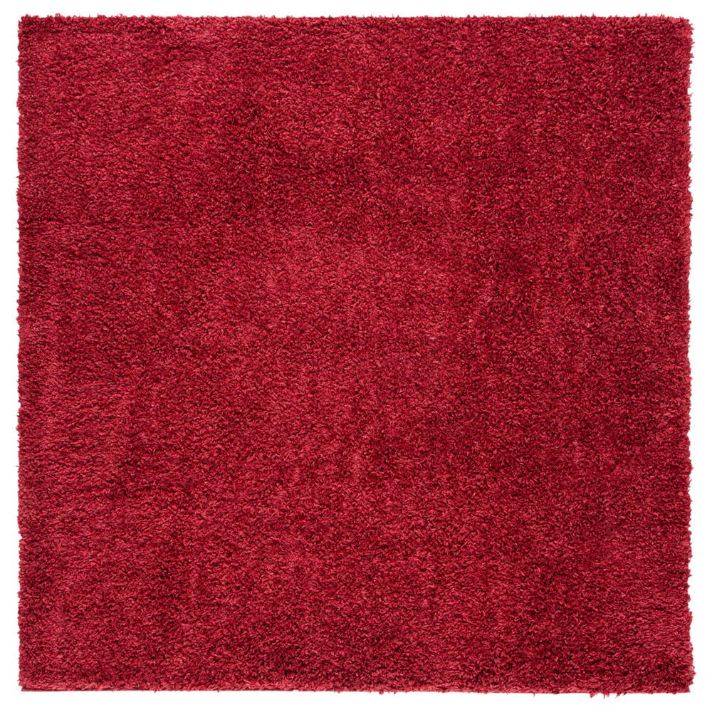 Safavieh August Shag 6"7" Square Red Area Rug, , large