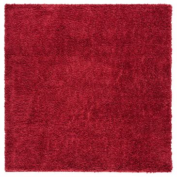 Safavieh August Shag 6"7" Square Red Area Rug, , large