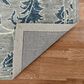 Amer Rugs Romania 8" x 10" Gray and Blue Area Rug, , large