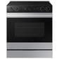 Samsung Bespoke Bespoke 6.3 Cu. Ft. Smart Slide-In Electric Range with 5 Elements and Steam Clean in Stainless Steel, , large