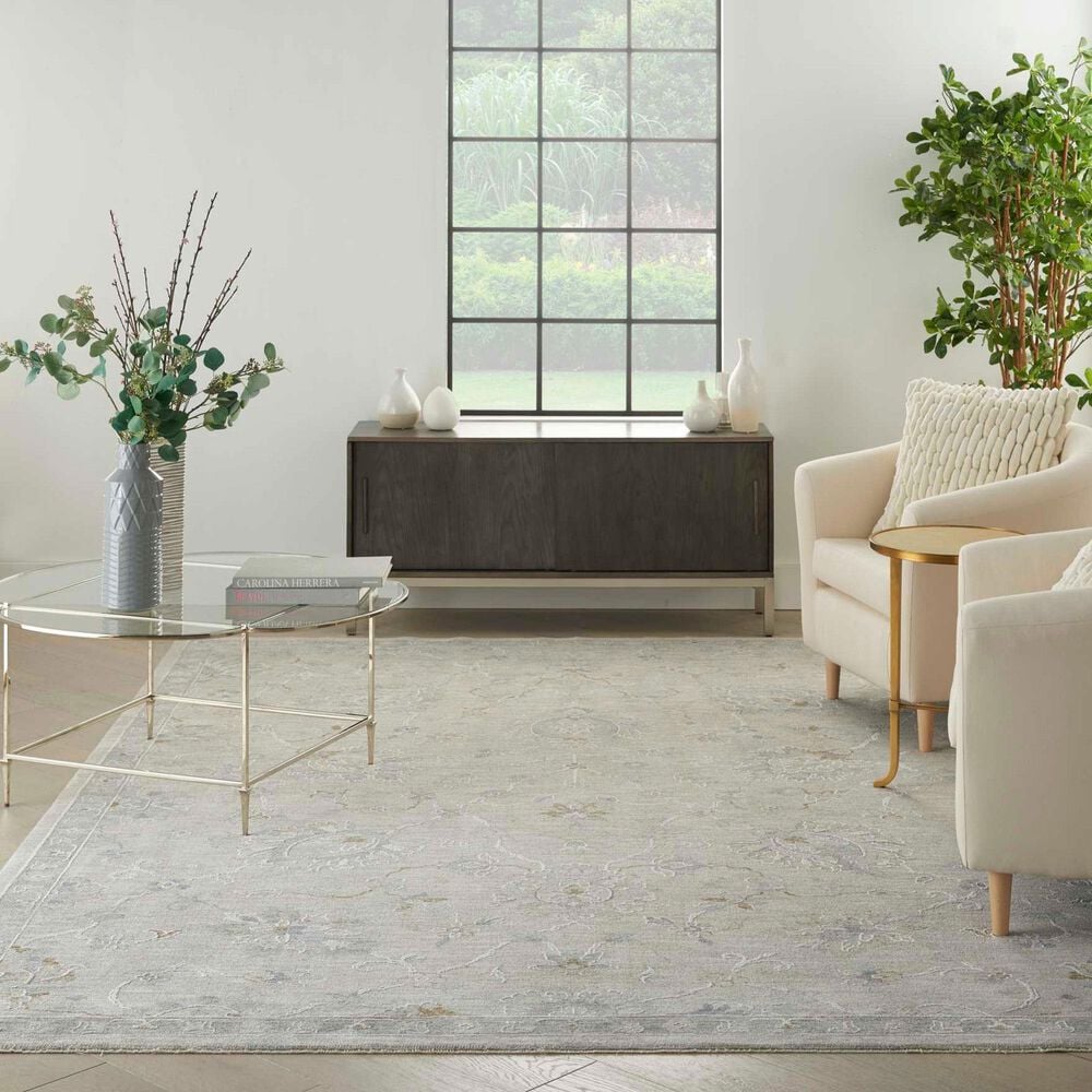 Nourison Infinite 9&#39;3&quot; x 12&#39;7&quot; Light Grey Area Rug, , large