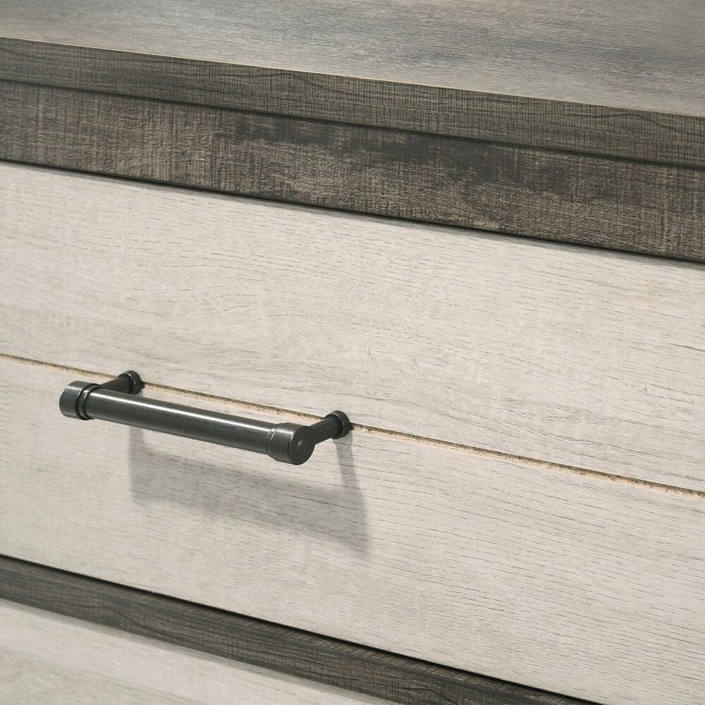 Crown Mark Rhett 4-Drawer Chest in Gray and White, , large