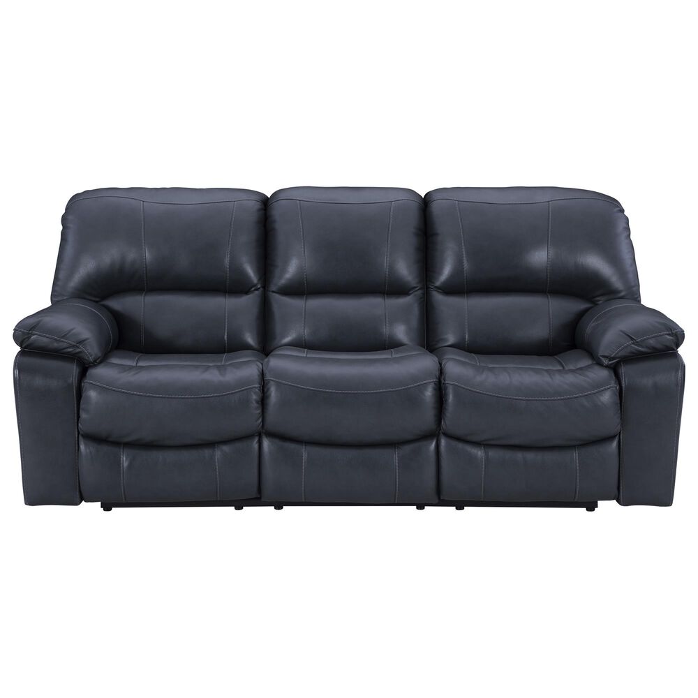 Ashley Leesworth Power Reclining Sofa in Ocean, , large
