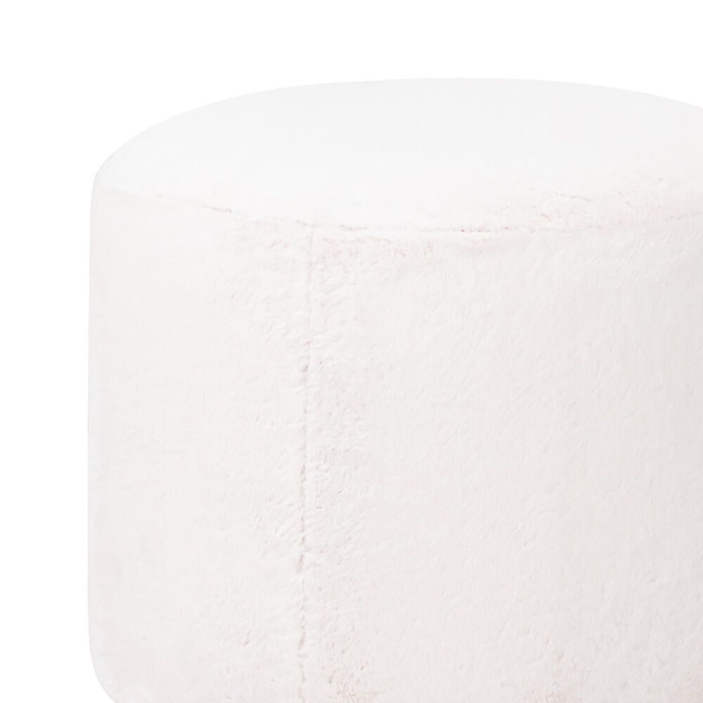 Jennifer Taylor Home Tilly Pouf in Cottontail White, , large