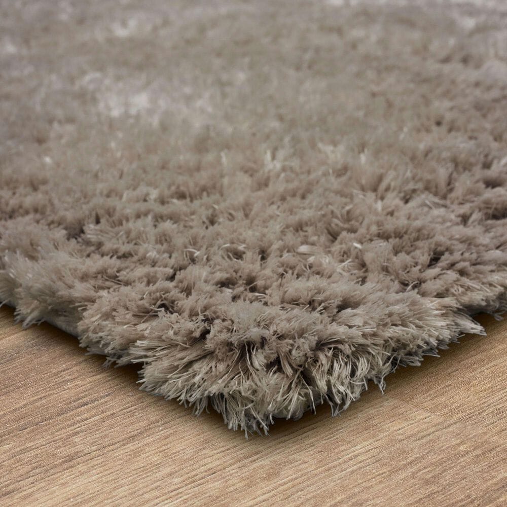 Karastan Billow Shag 5&#39;3&quot; x 8&#39; Taupe Area Rug, , large