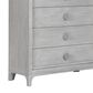 Urban Home Boho Chic 5-Drawer Chest in Washed White, , large