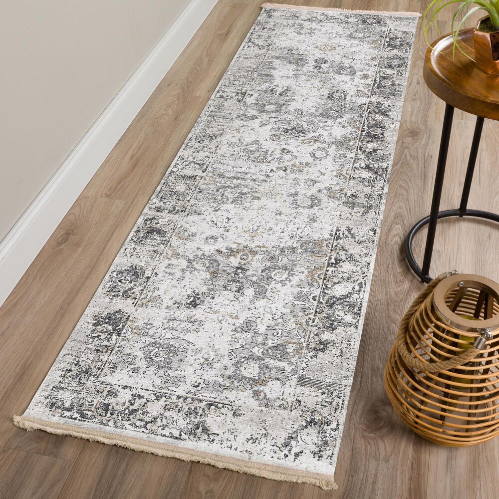 Dalyn Rug Company Marbella MB2 2&#39;3&quot; x 7&#39;6&quot; Linen Runner, , large