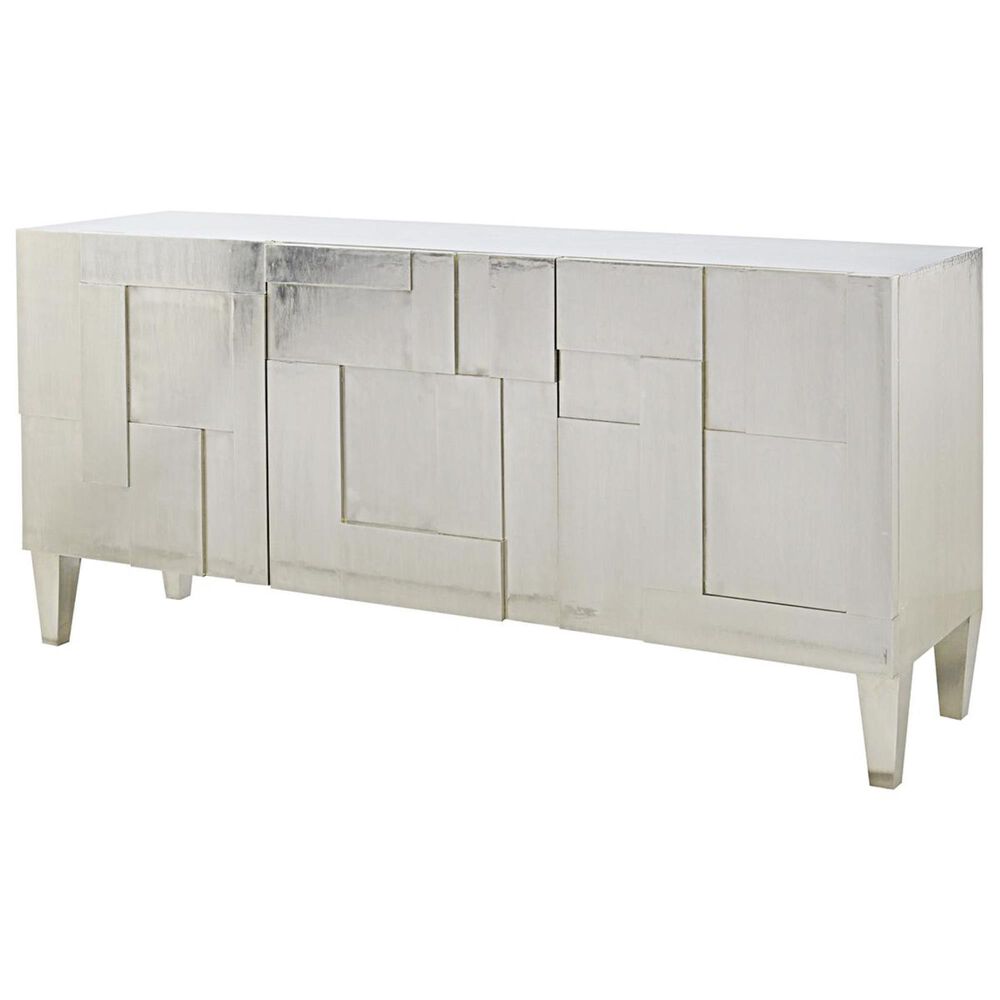 Bernhardt Carleton 72" Entertainment Console in German Silver, , large