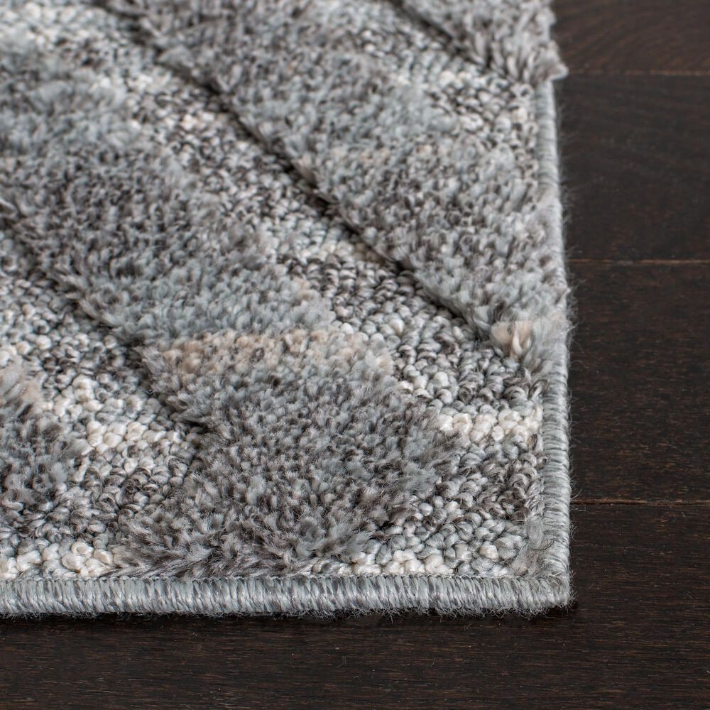 Safavieh Martha Stewart Lucia Shag MSR0782H 8&#39; x 10&#39; Dark Grey and Light Grey Area Rug, , large