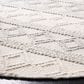 Safavieh Natura NAT750F 6" Round Grey and Ivory Area Rug, , large