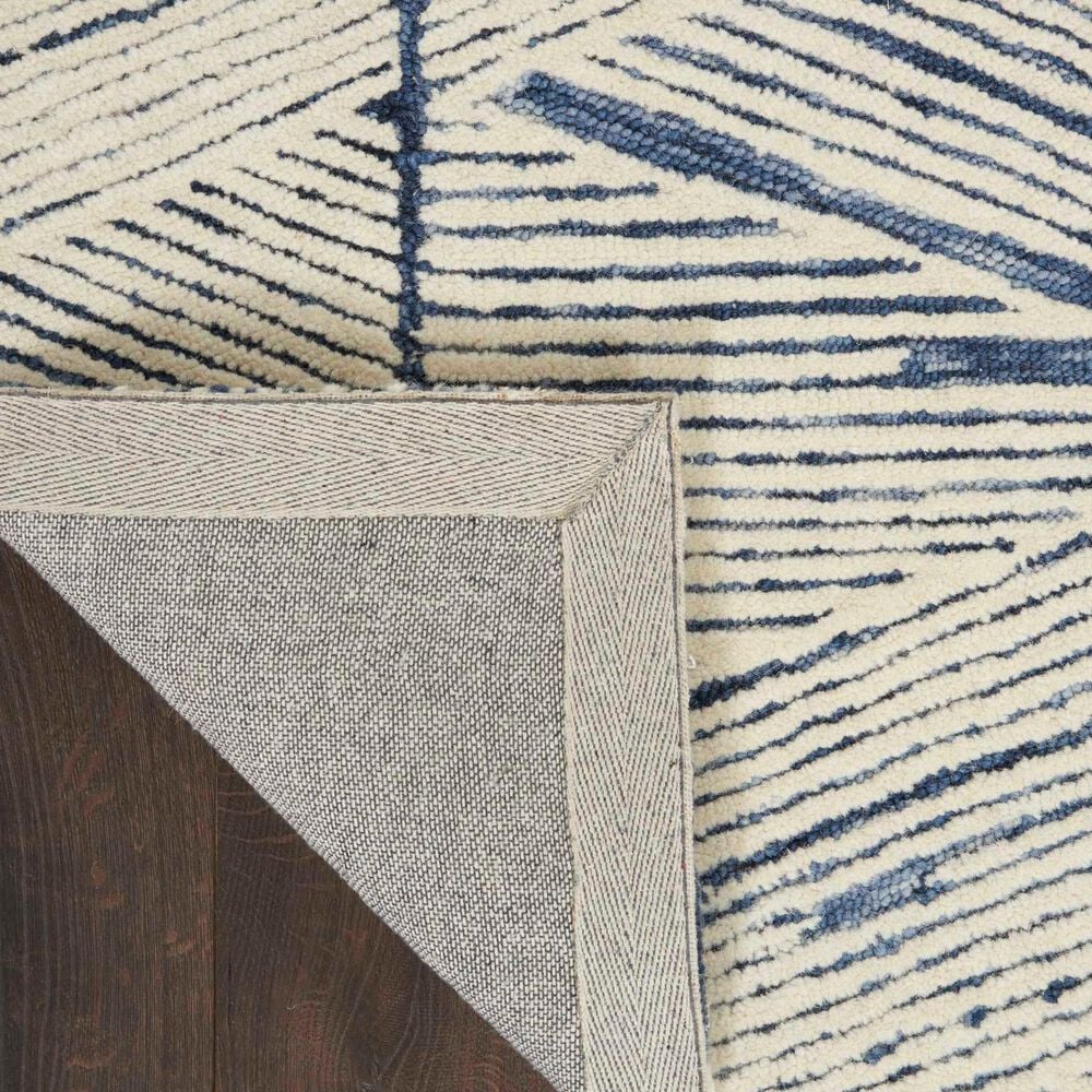 Nourison Colorado Transitional 8&#39;3&quot; x 11&#39;6&quot; White and Blue Area Rug, , large