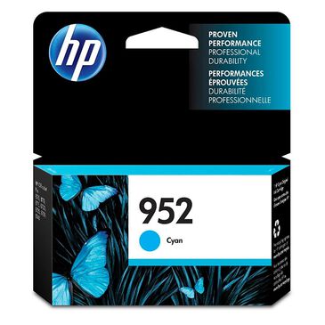 HP 952 Cyan Original Ink Cartridge, , large