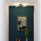 Vaxcel Rhine 4-Light Semi Flush Mount in Matte Black and Natural Brass, , large