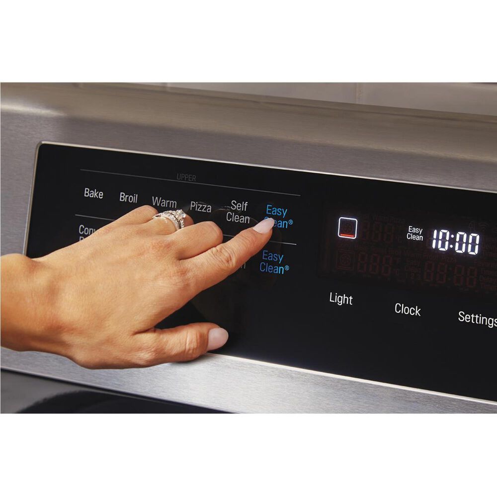 LG 7.3 Cu. Ft. Freestanding Electric Double Oven Range with Ceramic Top in Stainless Steel, , large