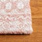 Safavieh Micro-Loop Southwestern 6" x 9" Pink and Ivory Area Rug, , large