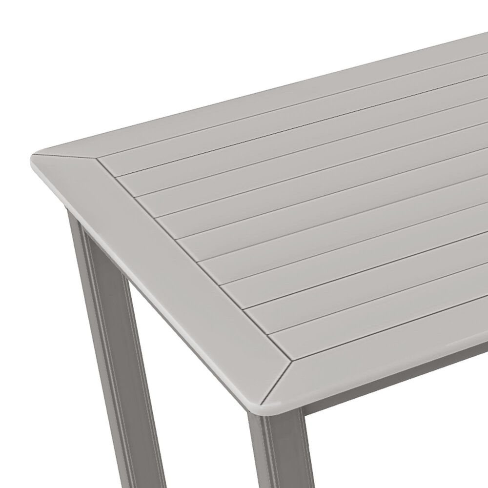 Telescope Rectangular Extension Dining Table in Warm Grey - Table Only, , large