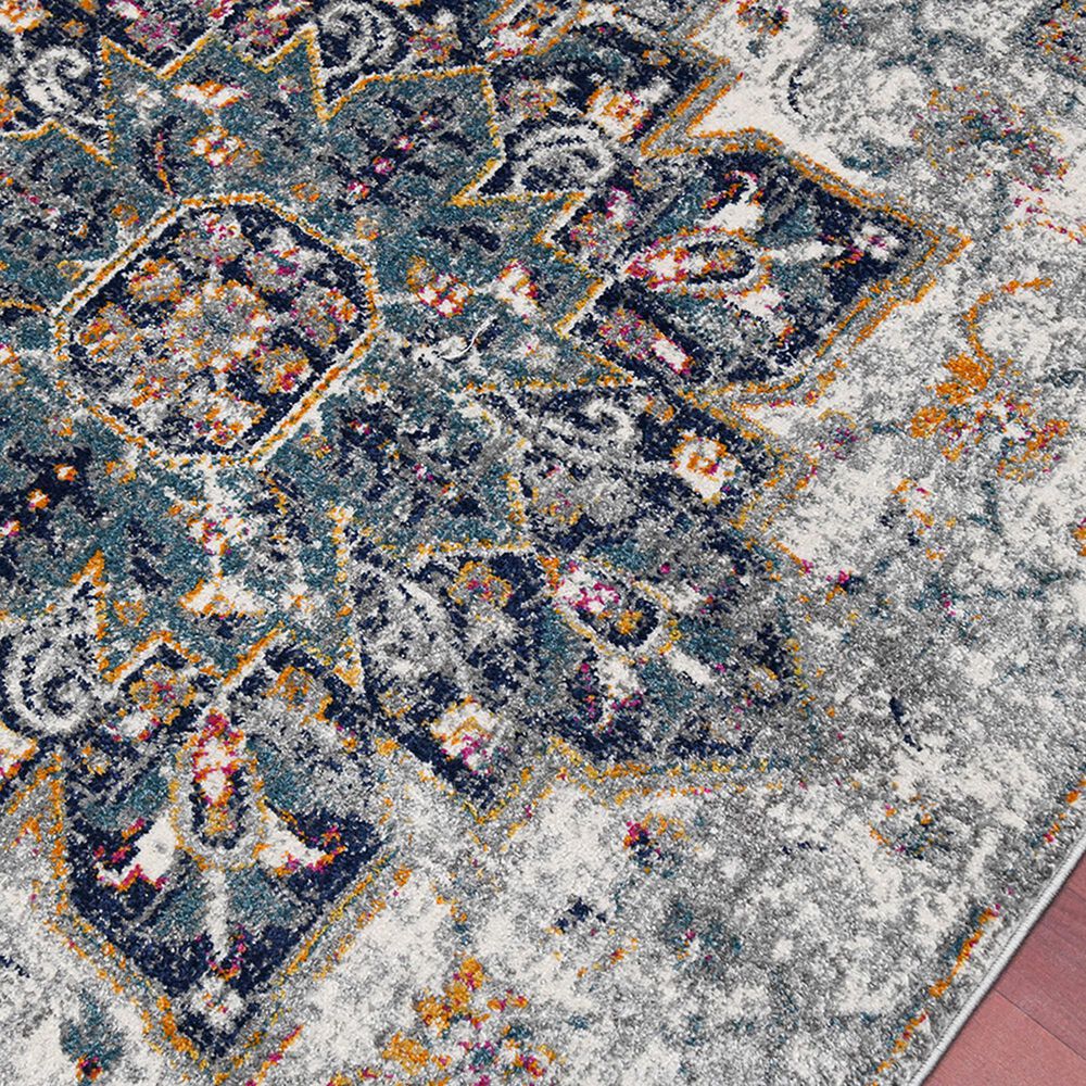 Amer Rugs Montana 2&#39; x 3&#39; Gray and Blue Area Rug, , large