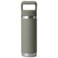 YETI Rambler 18 Oz Water Bottle with Color-Matched Straw Cap in Pampa Green, , large