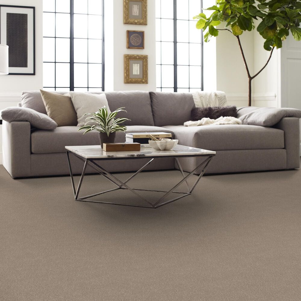 Shaw Easy Spirit II 12&#39; Carpet in Natural Contour, , large