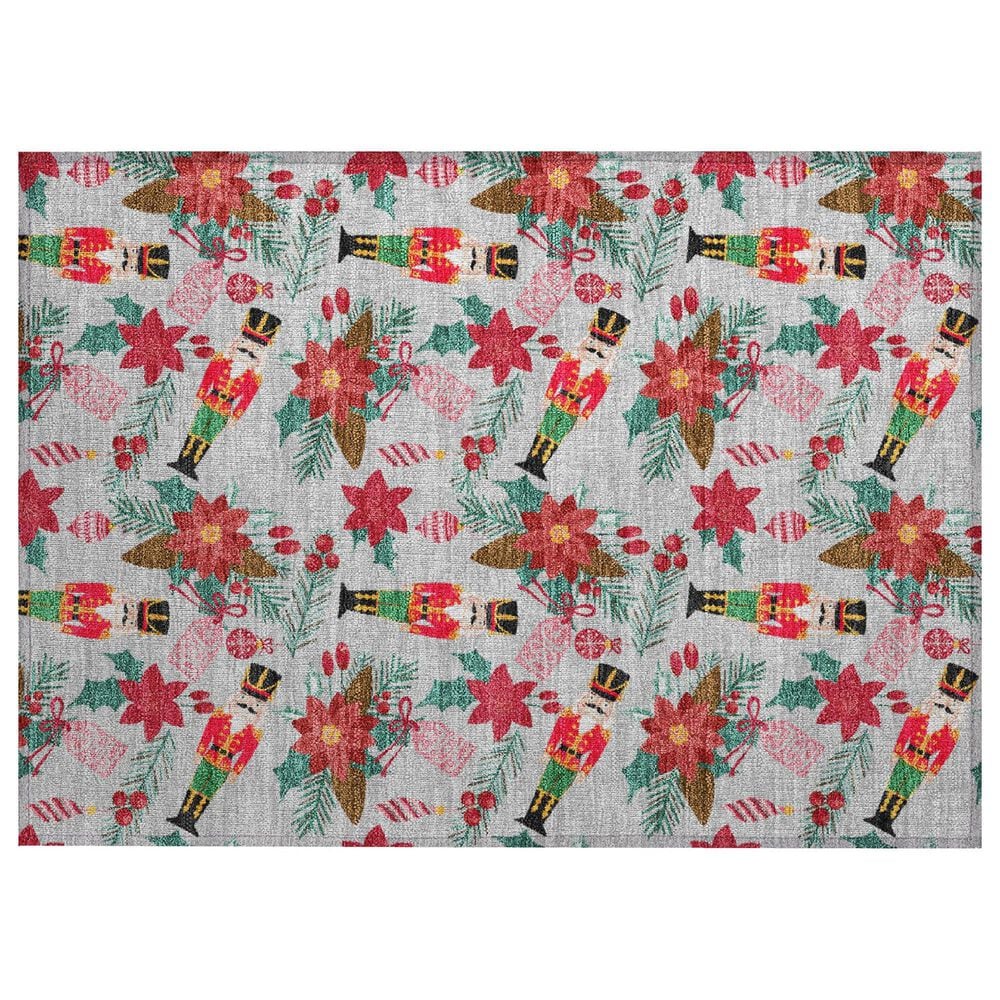 Dalyn Rug Company Wonderland WN30 1"8" x 2"6" Silver Indoor/Outdoor Area Rug, , large