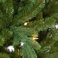 The Gerson Company 6.5" Pre-Lit Artificial Natural Cut Narrow Dover Pine with White Lights in Green, , large