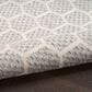 Nourison Twist Reversible 2"2" x 8" Grey Indoor/Outdoor Runner, , large
