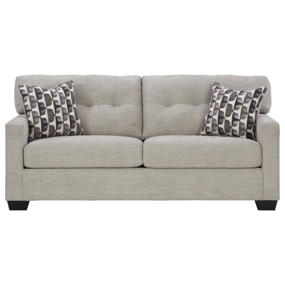 Ashley Mahoney Stationary Sofa and Loveseat Set in Pebble, , large