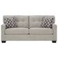 Ashley Mahoney Stationary Sofa and Loveseat Set in Pebble, , large