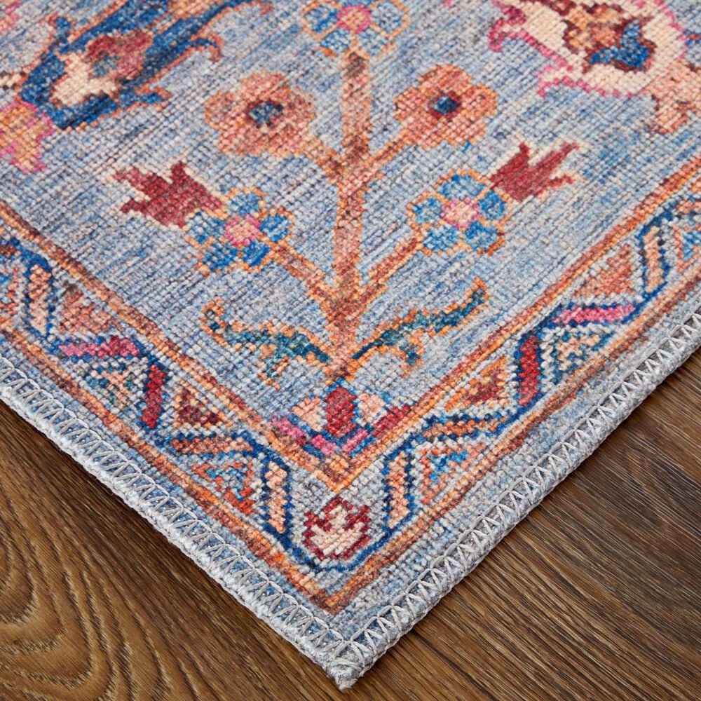 Feizy Rawlins 8&#39;10&quot; x 12&#39; Light Blue and Multicolor Area Rug, , large