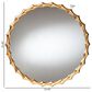 Baxton Studio Everette Bamboo-Border Accent Wall Mirror in Antique Gold Leaf, , large