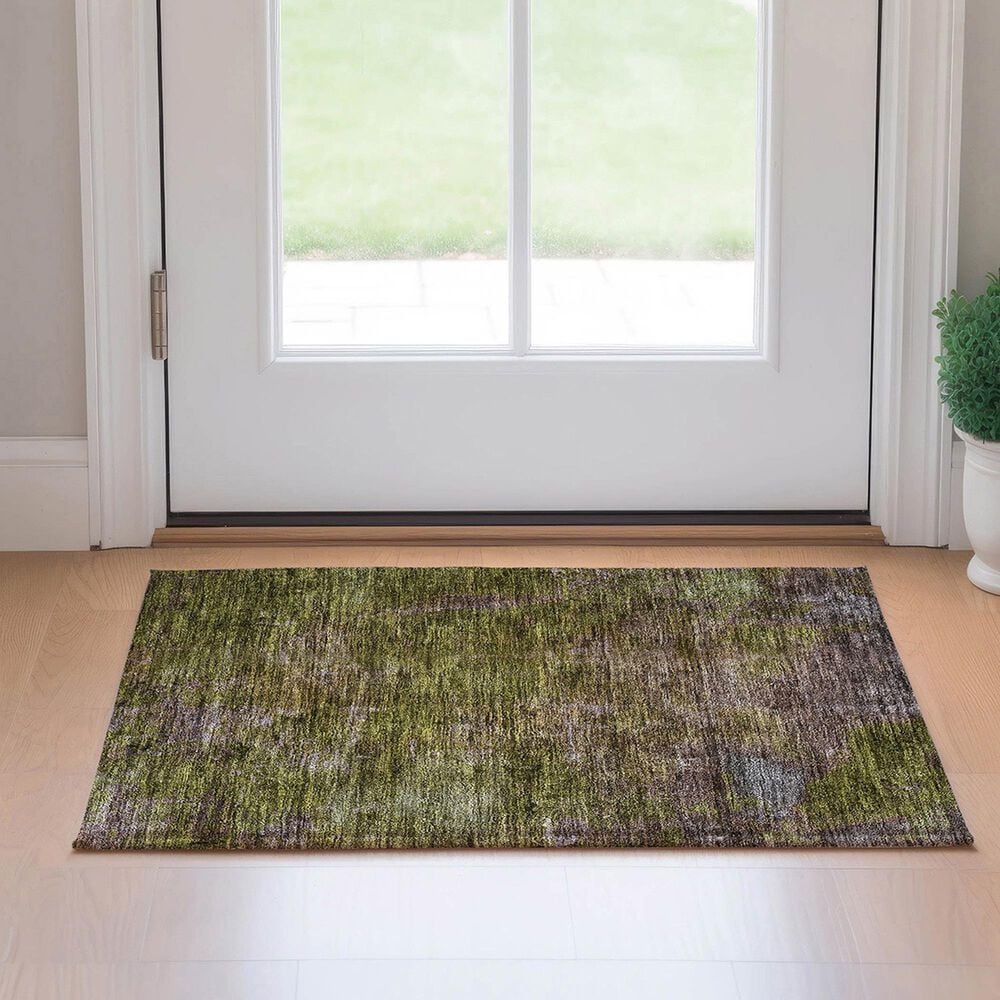 Dalyn Rug Company Trevi 1&#39;8&quot; x 2&#39;6&quot; Green Runner, , large