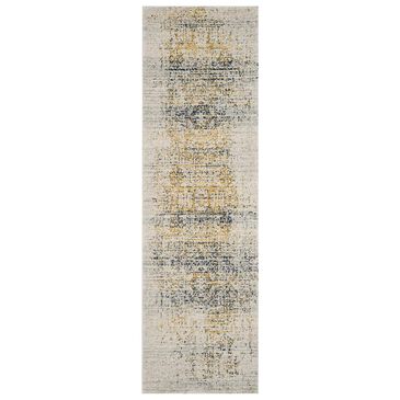 Safavieh Evoke EVK232C 2"2" x 9" Ivory and Blue Runner, , large