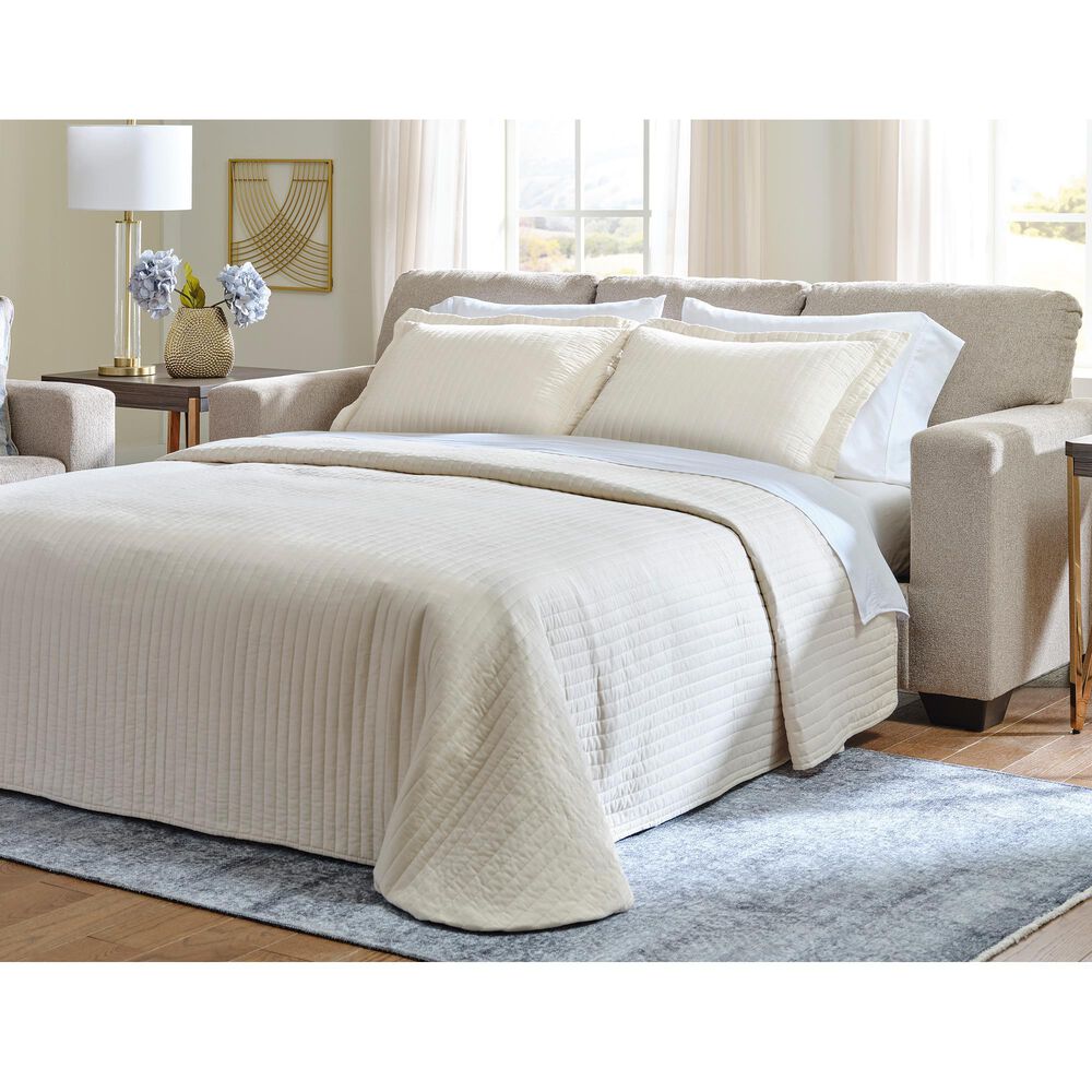 Ashley Deltona Queen Sofa Sleeper in Parchment, , large