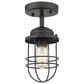 Golden Lighting Seaport Semi-Flush in Matte Black, , large