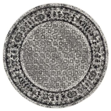 Safavieh Adirondack ADR110B-4R 4" x 4"  Ivory/Silver Round Rug, , large