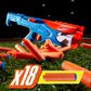Nerf N Series Gear Up Pack with 3 Blasters and 18 N1 Darts, , large