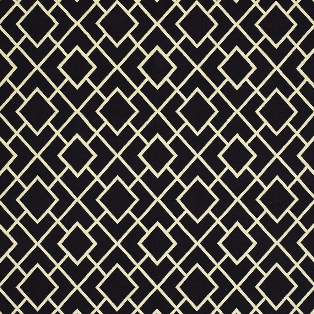 Oriental Weavers Luna 8123B 9&#39;10&quot; x 10&#39;10&quot; Black and Ivory Area Rug, , large