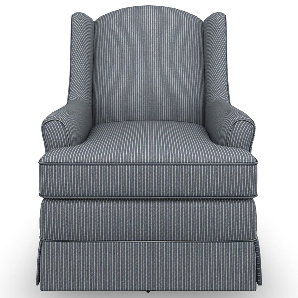 Best Home Furnishings Natasha Swivel Glider Chair in Chambray NFM