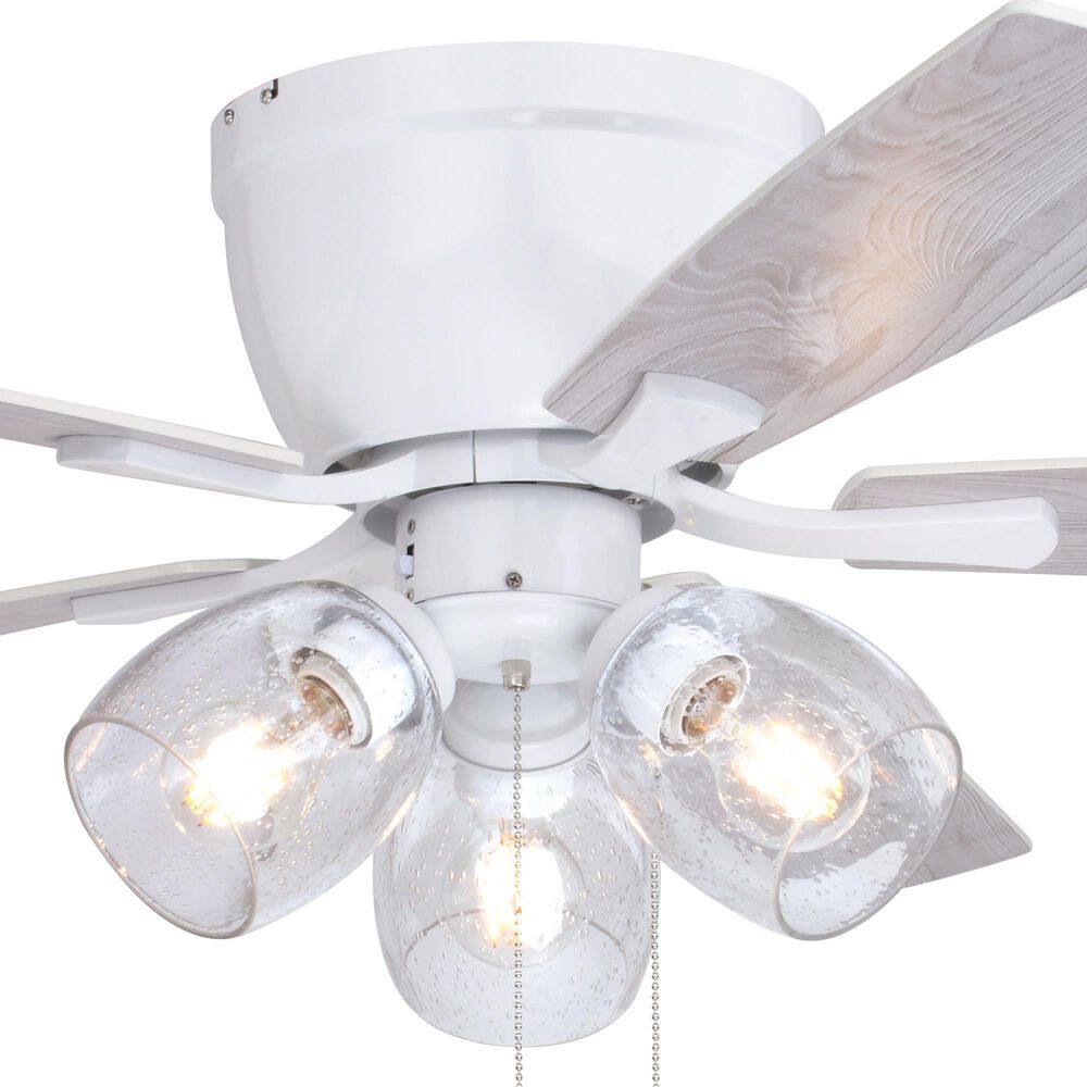 Vaxcel Brayton 52" LED Ceiling Fan in White, , large