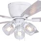 Vaxcel Brayton 52" LED Ceiling Fan in White, , large