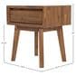 LH Imports Gia 1-Drawer Nightstand in Warm Pecan, , large