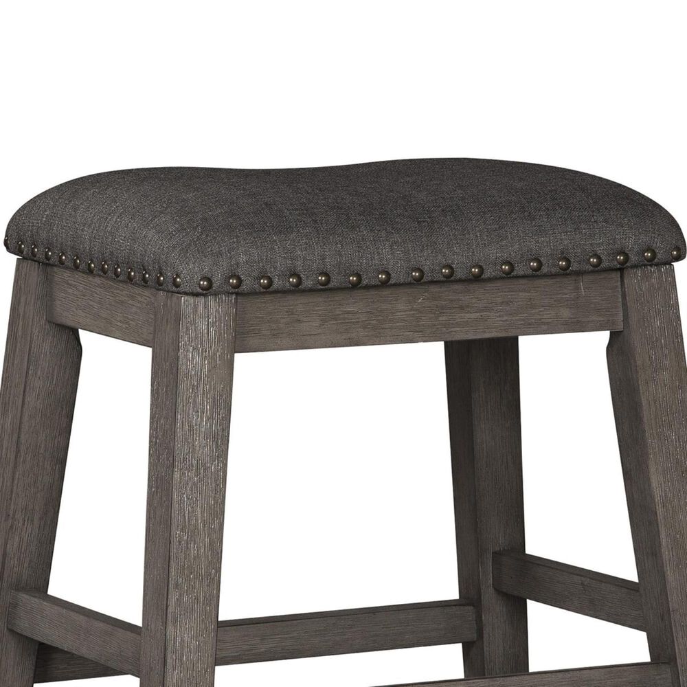 Ashley Caitbrook 24&quot;Backless Counter Height Stool in Antiqued Gray Wash, , large