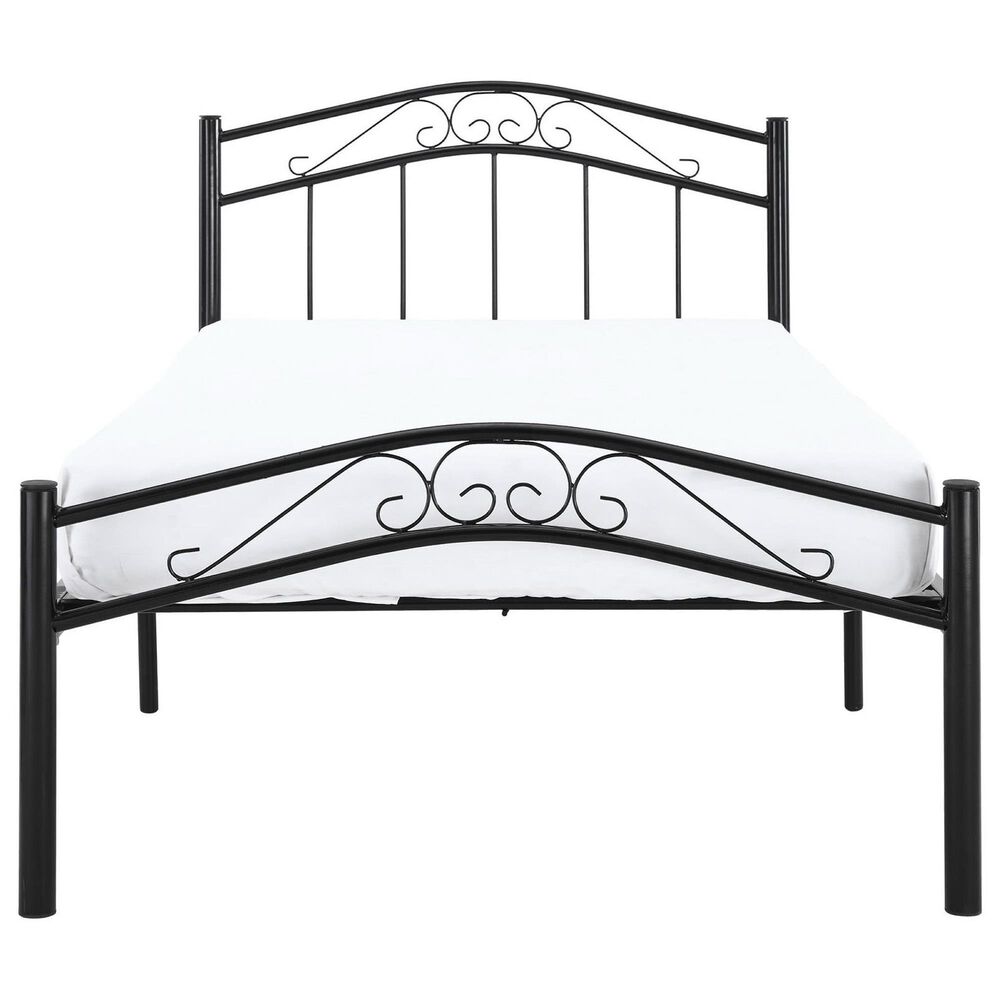 Modway Townhouse Twin Platform Bed in Black, , large